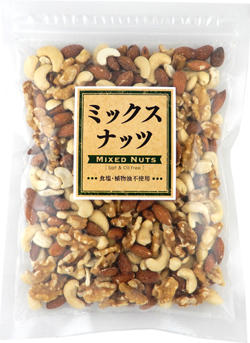 ミックスナッツ（食塩・植物油不使用）| 株式会社カネタ・ツーワン