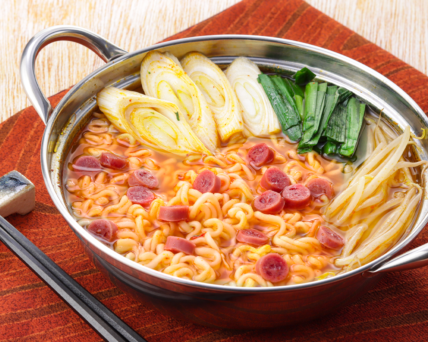 カルパス入りプデチゲ風ラーメン
